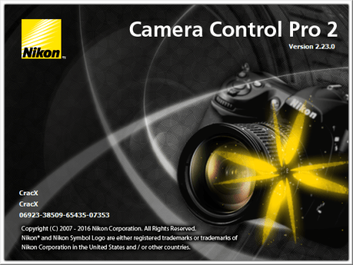 Nikon camera control pro key